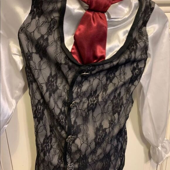 Incharacter midnight vampire cape vest designer costume kid Size 6 - Picture 5 of 12